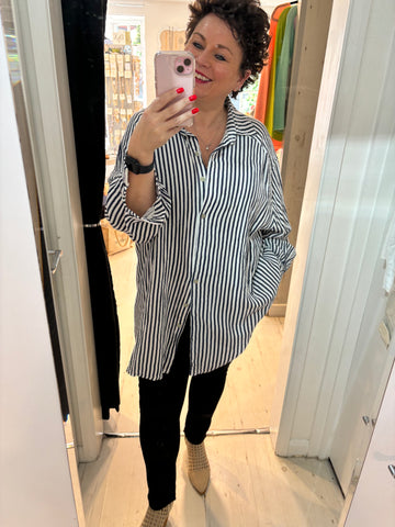 Stripy Cheesecloth Shirt