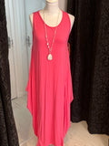 Jersey Knot Front Dress